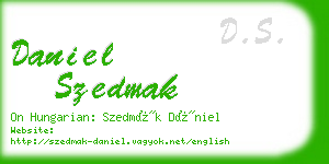 daniel szedmak business card